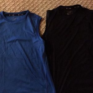 Lot of 2 sleeveless boys shirts